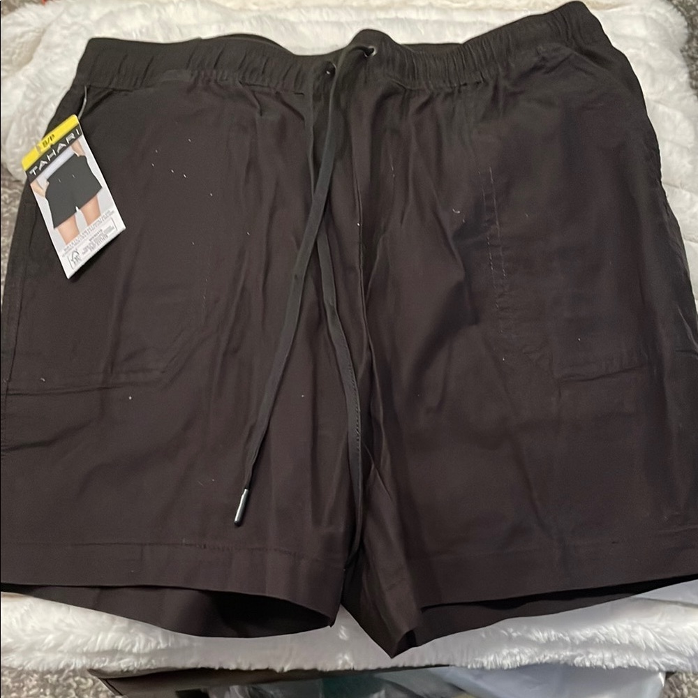 Women’s Tahari Black Drawstring Shorts